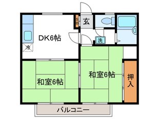 プチフール嵐山の物件間取画像